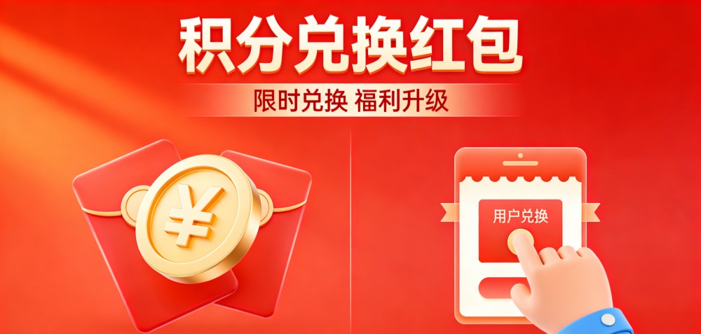 积分商城小程序如何实现积分兑换红包？手把手教程教