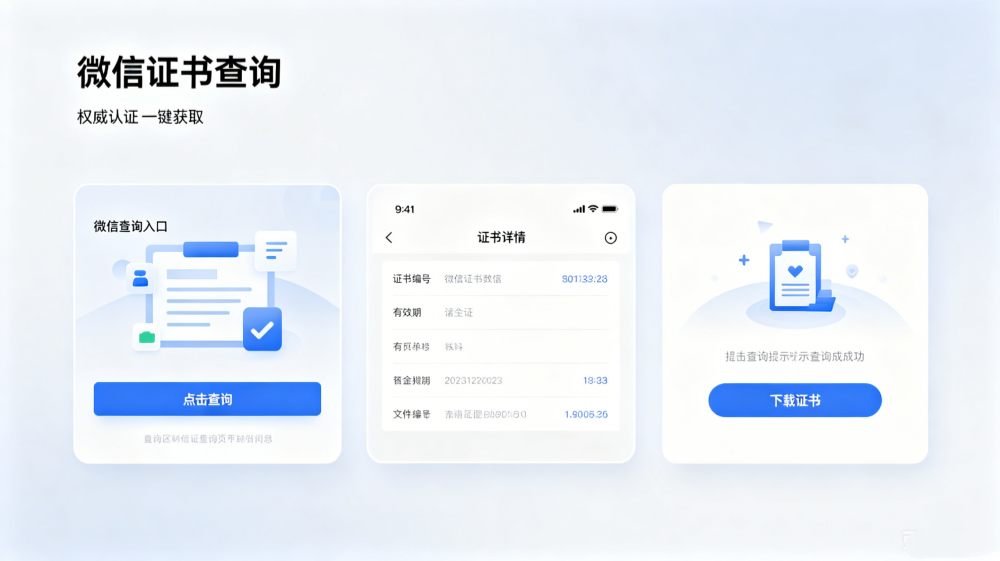 2026年微信证书查询功能制作方法，3分钟教你制作证书查询页面