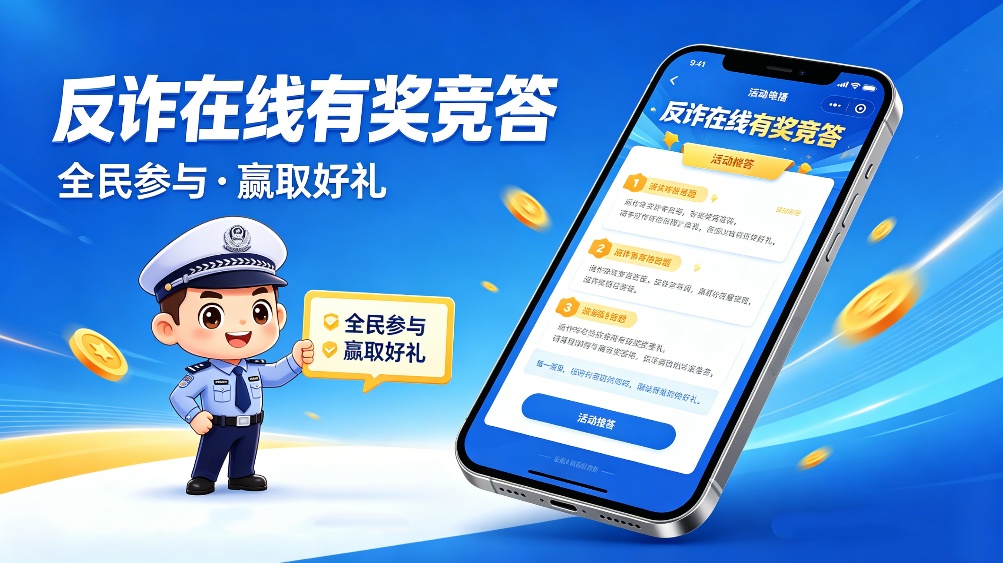 反诈在线答题有奖活动制作全案
