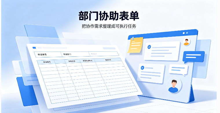 微信在线部门协作表单系统怎么做？3步教你制作可以部门协助的在线表单