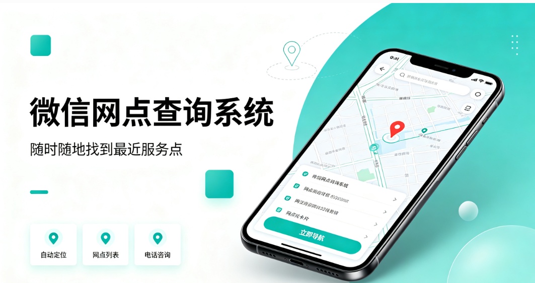 2026年业务网点查询导航小程怎么搭建（百科）