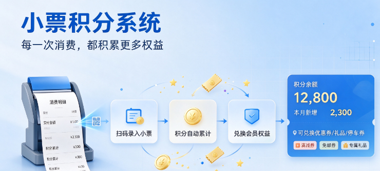 微信小程序积分商城怎么实现小票积分？教你制作带有OCR自动识别小票积分的积分商城小程序
