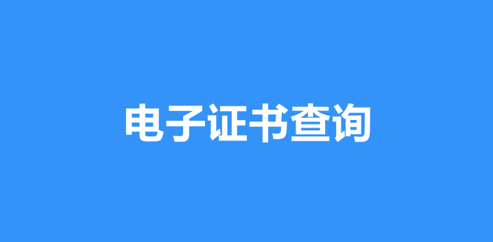 电子证书查询功能介绍，电子证书在线查询下载的制作方法