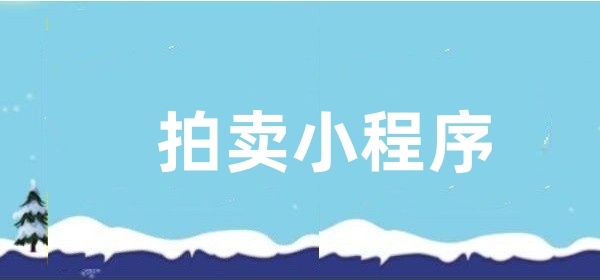 拍卖小程序是什么？拍卖小程序怎么弄