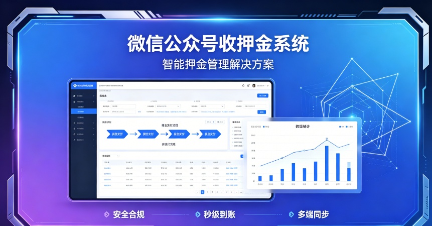 微信公众号怎么制作收退押金系统？2026年微信扫码收押金系统制作指南