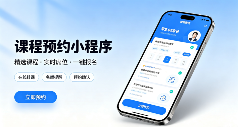 微信公众号怎么增加课程预约功能？微信在线预约课程系统搭建全攻略